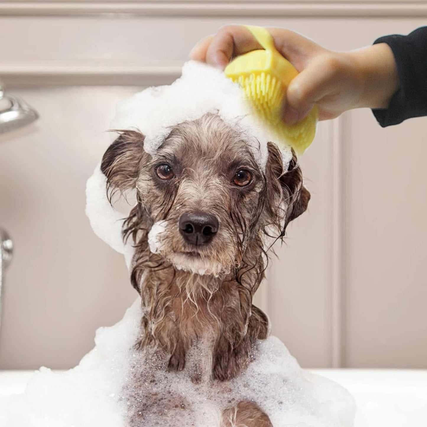 Silicone Pet Grooming Fur Brush